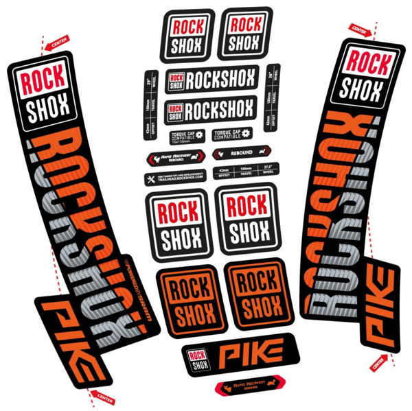 Rock Shox Pike 2018 Pegatinas en vinilo adhesivo Horquilla (1)