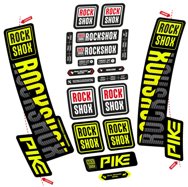 Rock Shox Pike 2018 Pegatinas en vinilo adhesivo Horquilla (2)