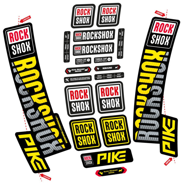 Rock Shox Pike 2018 Pegatinas en vinilo adhesivo Horquilla (3)