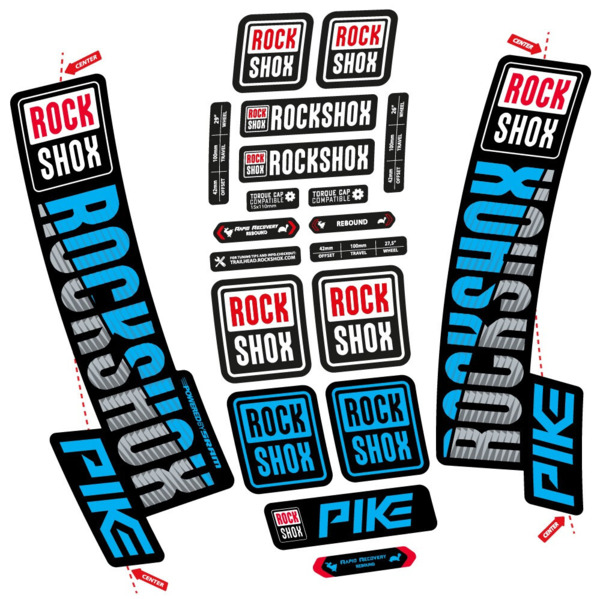 Rock Shox Pike 2018 Pegatinas en vinilo adhesivo Horquilla (4)