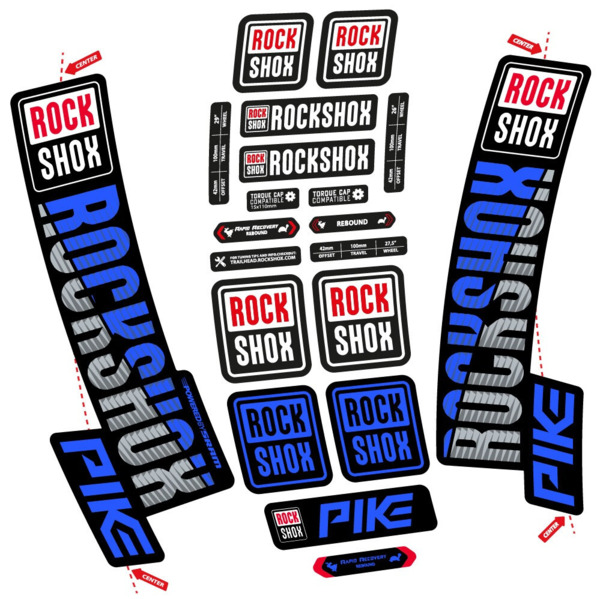 Rock Shox Pike 2018 Pegatinas en vinilo adhesivo Horquilla (5)