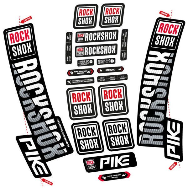 Rock Shox Pike 2018 Pegatinas en vinilo adhesivo Horquilla (6)