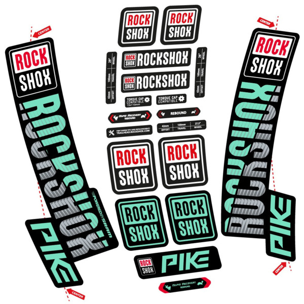Rock Shox Pike 2018 Pegatinas en vinilo adhesivo Horquilla (9)