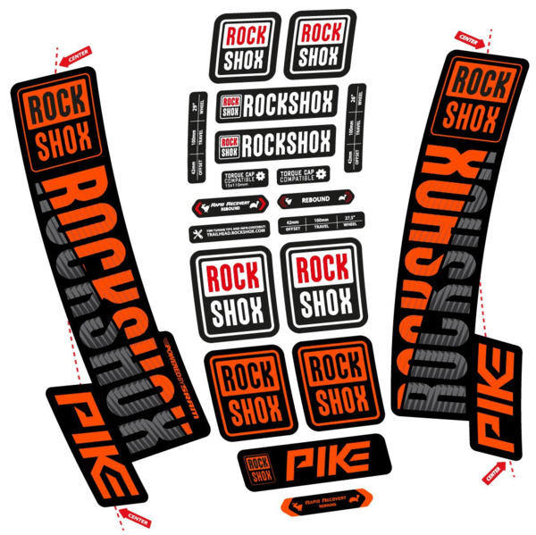 Rock Shox Pike 2018 Pegatinas en vinilo adhesivo Horquilla (10)