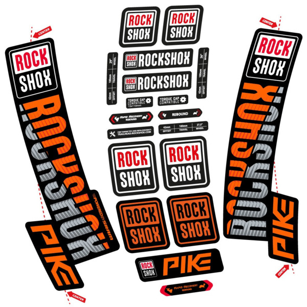 Rock Shox Pike 2018 Pegatinas en vinilo adhesivo Horquilla (11)