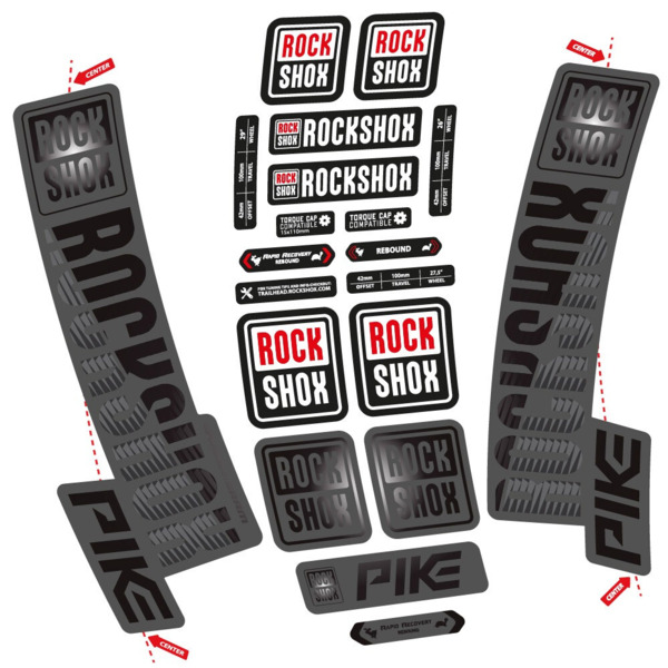 Rock Shox Pike 2018 Pegatinas en vinilo adhesivo Horquilla (12)