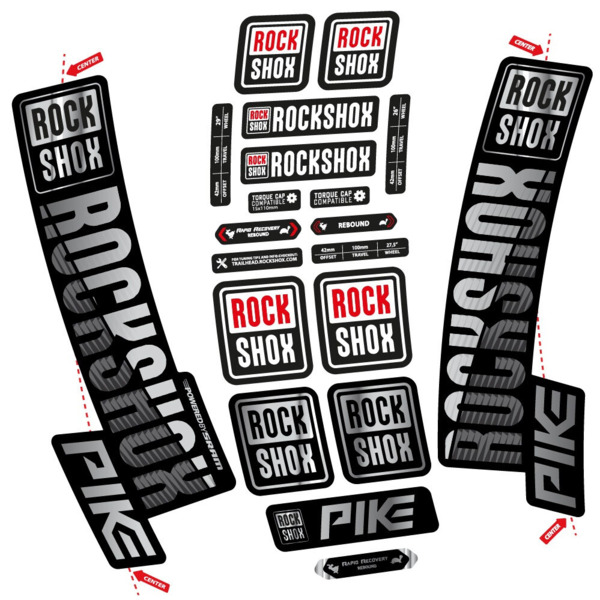 Rock Shox Pike 2018 Pegatinas en vinilo adhesivo Horquilla (16)