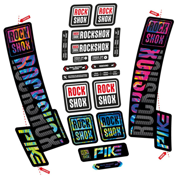 Rock Shox Pike 2018 Pegatinas en vinilo adhesivo Horquilla (17)