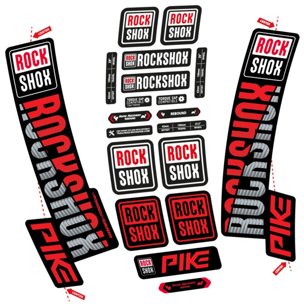 Rock Shox Pike 2018 Pegatinas en vinilo adhesivo Horquilla (19)