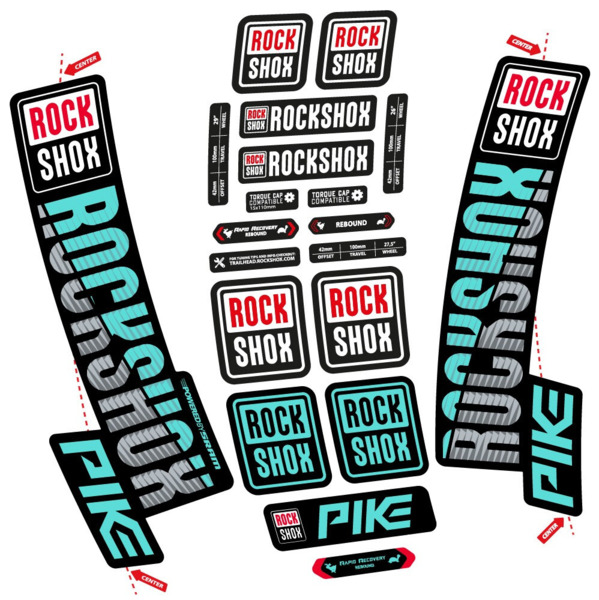 Rock Shox Pike 2018 Pegatinas en vinilo adhesivo Horquilla (22)