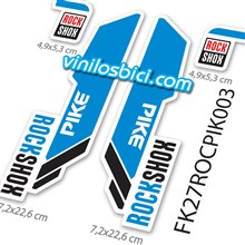 Rock Shox Pike 27,5 2013 Adhesivos