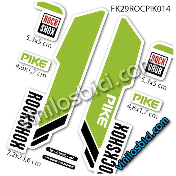 Rock Shox Pike 29" Vinilos