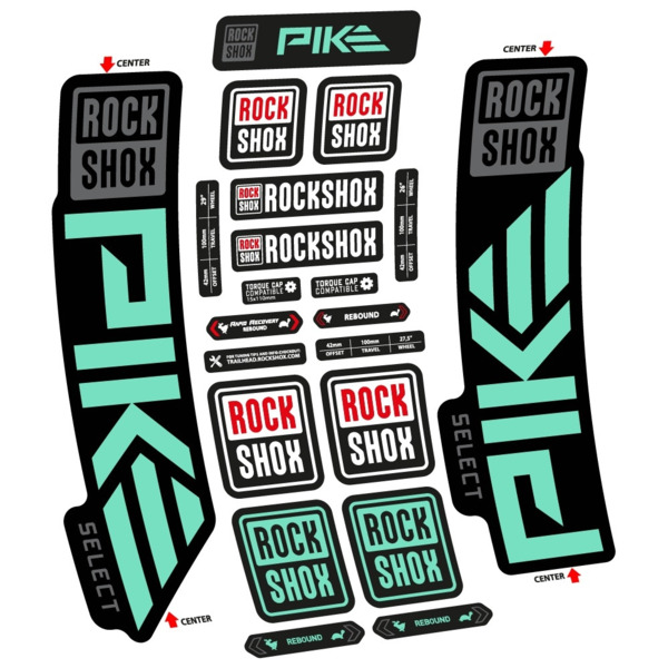 Rock Shox Pike Select 2023 Pegatinas en vinilo adhesivo Horquilla (9)