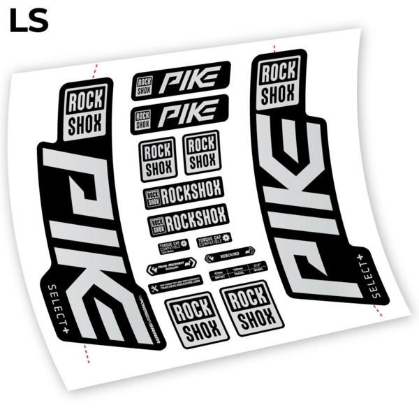 Rock Shox Pike Select Plus 2021 Pegatinas en vinilo adhesivo horquilla (10)