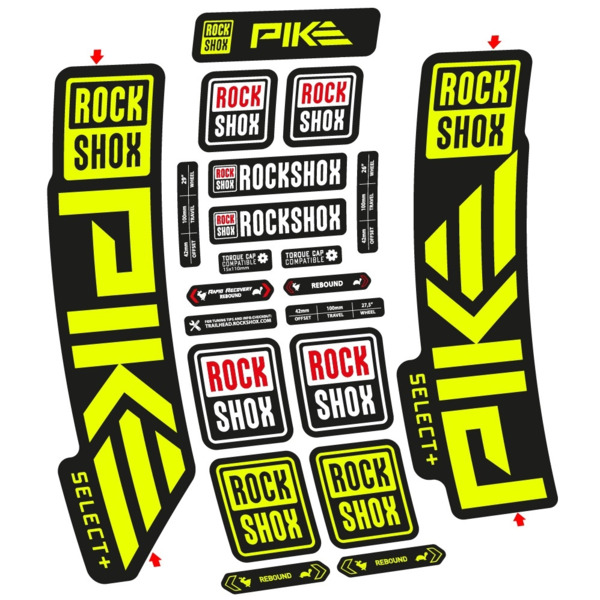 Rock Shox Pike Select PLus 2023 Pegatinas en vinilo adhesivo Horquilla (2)