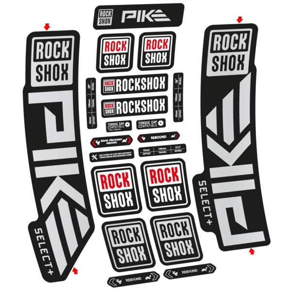 Rock Shox Pike Select PLus 2023 Pegatinas en vinilo adhesivo Horquilla (15)