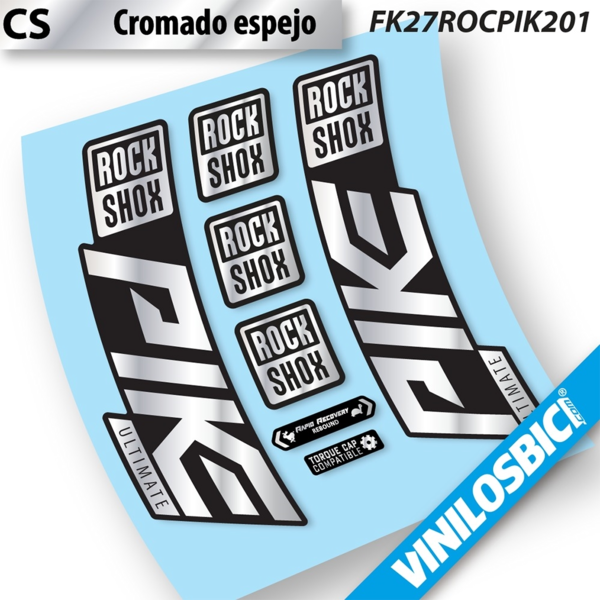 Rock Shox Pike Ultimate 2020-2021 pegatinas en vinilo adhesivo horquilla (6)
