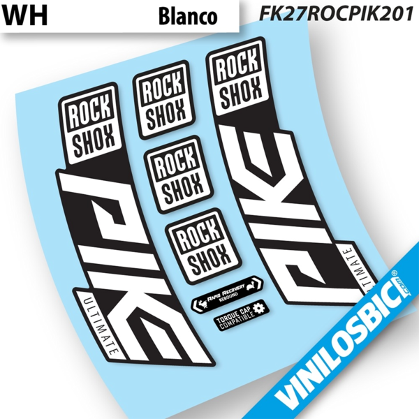 Rock Shox Pike Ultimate 2020-2021 pegatinas en vinilo adhesivo horquilla (8)
