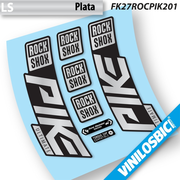 Rock Shox Pike Ultimate 2020-2021 pegatinas en vinilo adhesivo horquilla (9)