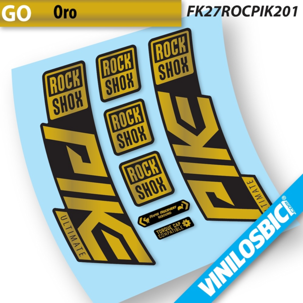 Rock Shox Pike Ultimate 2020-2021 pegatinas en vinilo adhesivo horquilla (11)