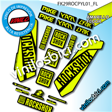 Rock Shox, Vinilos adhesivos para horquilla Pike, Yari o Lyrik