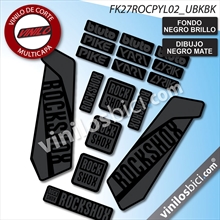 Rock Shox Pike, Yari, Bluto, Lyrik 2016 pegatinas vinilo adhesivo