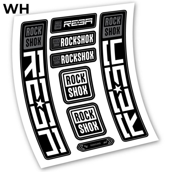 Rock Shox Reba 2021 Pegatinas en vinilo adhesivo horquilla (19)