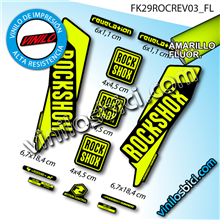 Rock Shox Revelation vinilos adhesivos