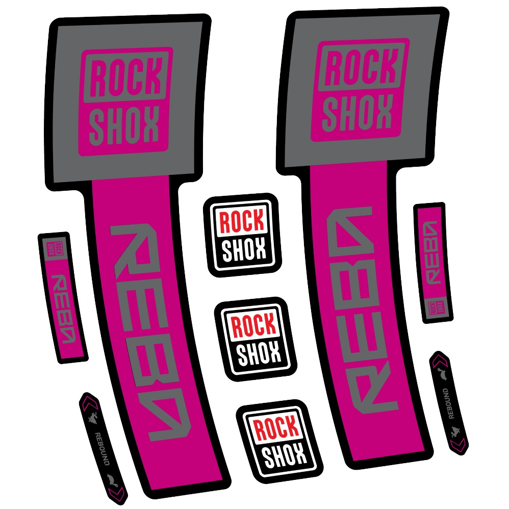 Rock Shox Reba Base Pegatinas en vinilo adhesivo Horquilla (1)