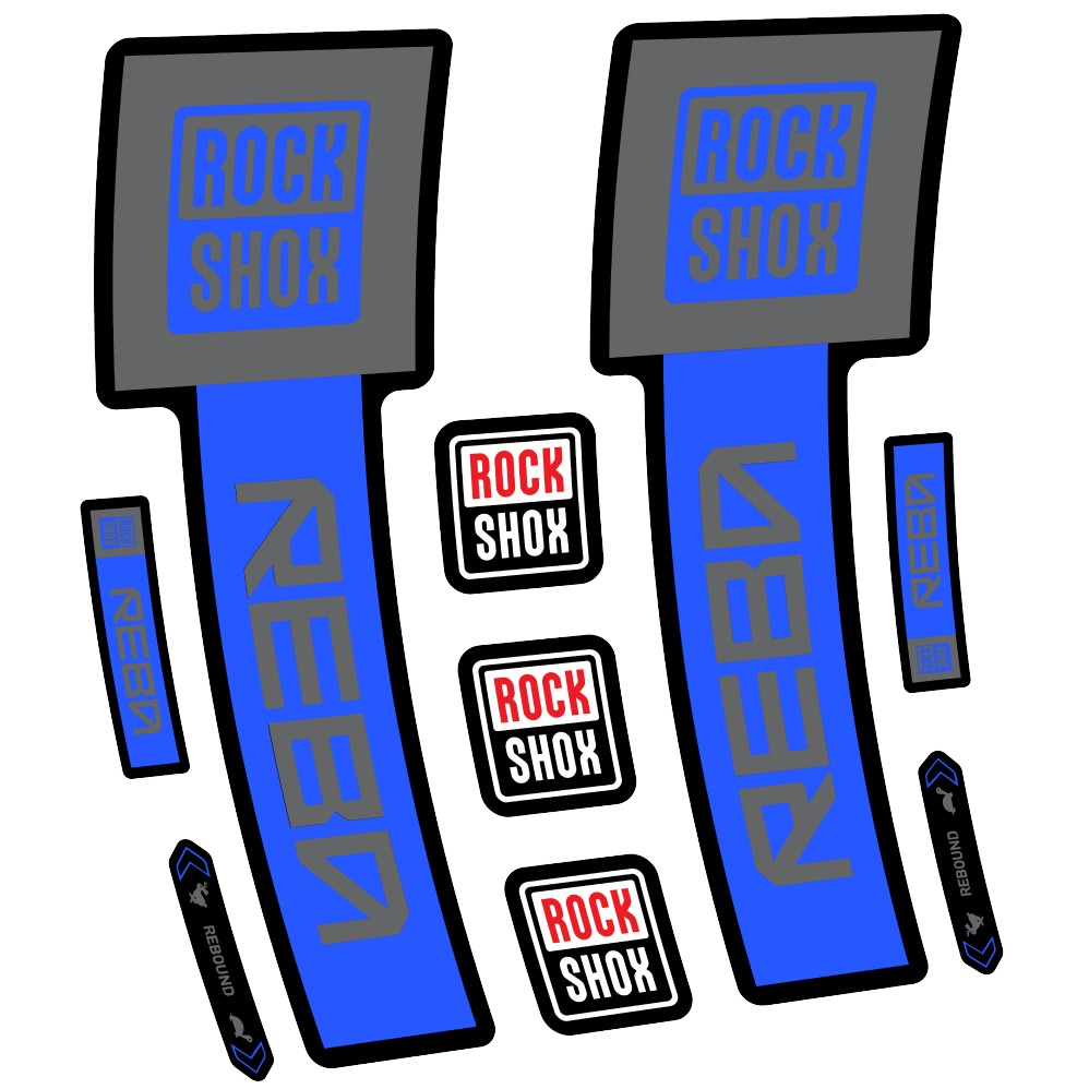 Rock Shox Reba Base Pegatinas en vinilo adhesivo Horquilla (5)