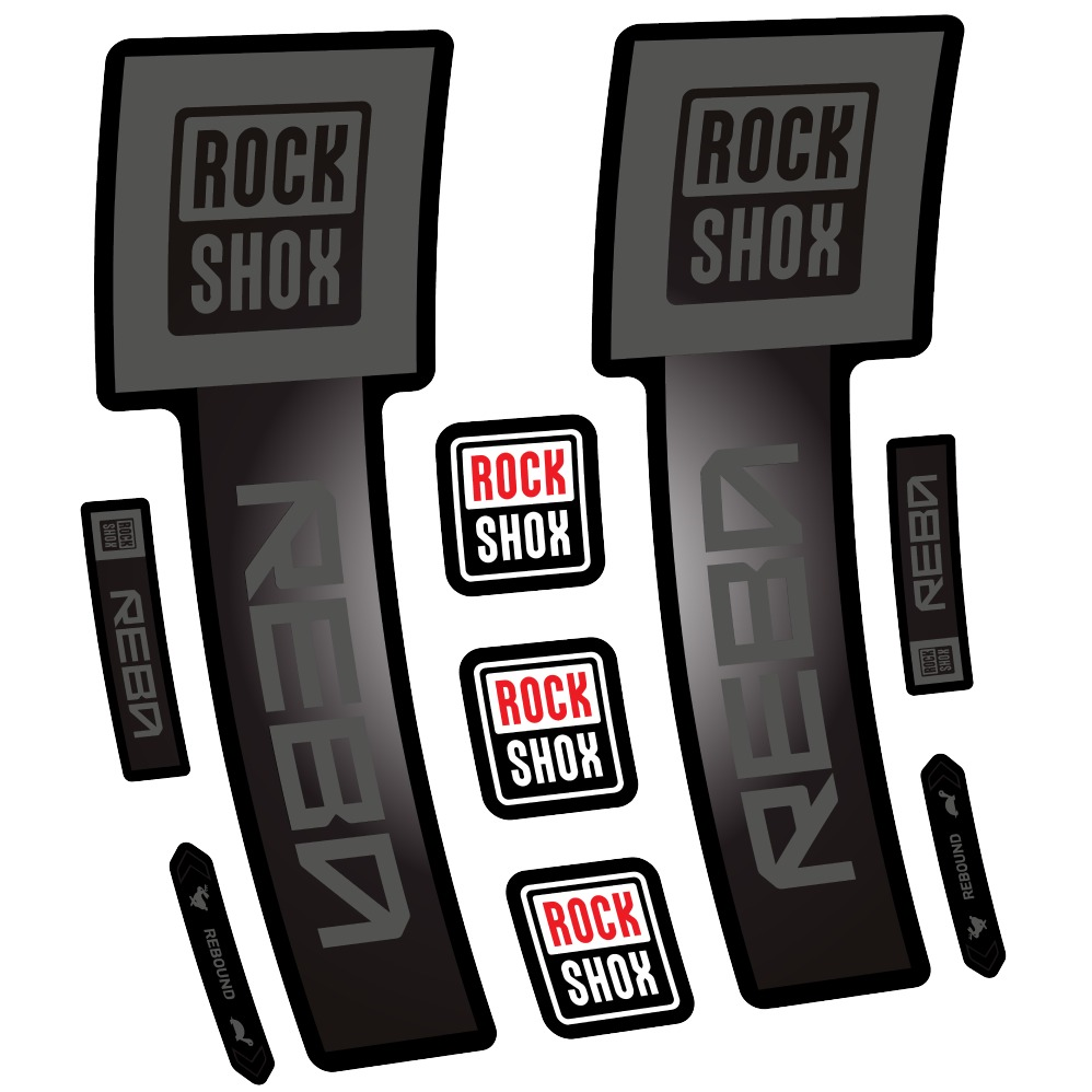 Rock Shox Reba Base Pegatinas en vinilo adhesivo Horquilla (12)