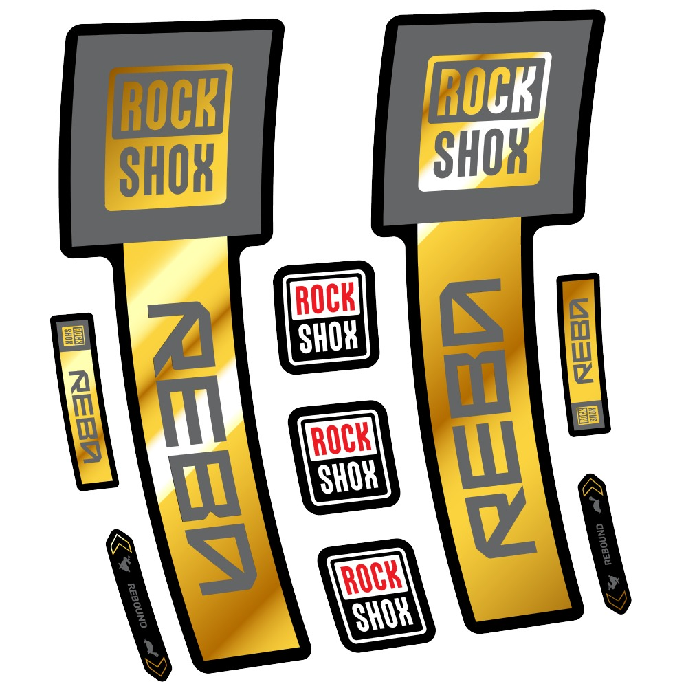 Rock Shox Reba Base Pegatinas en vinilo adhesivo Horquilla (14)