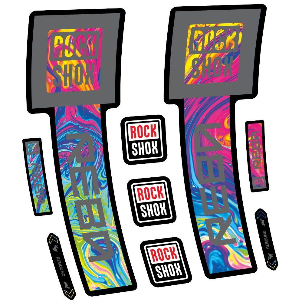 Rock Shox Reba Base Pegatinas en vinilo adhesivo Horquilla (17)