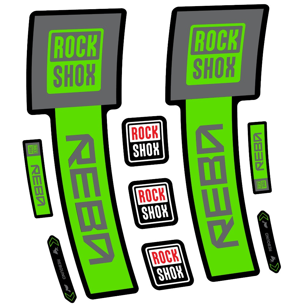 Rock Shox Reba Base Pegatinas en vinilo adhesivo Horquilla (24)