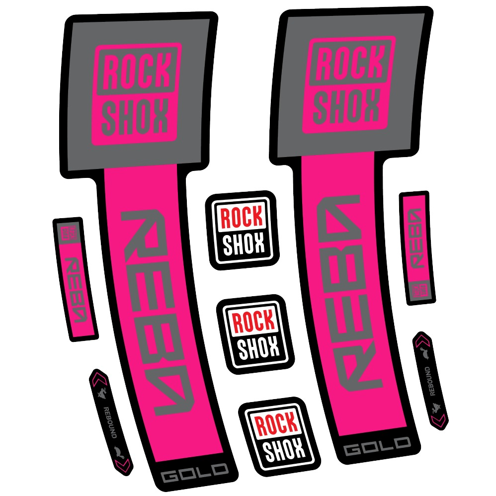 Rock Shox Reba Gold Pegatinas en vinilo adhesivo Horquilla (21)