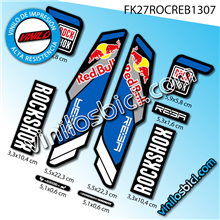 Rock Shox Reba RedBull vinilos