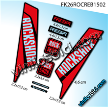 Rock Shox Reba vinilos adhesivos
