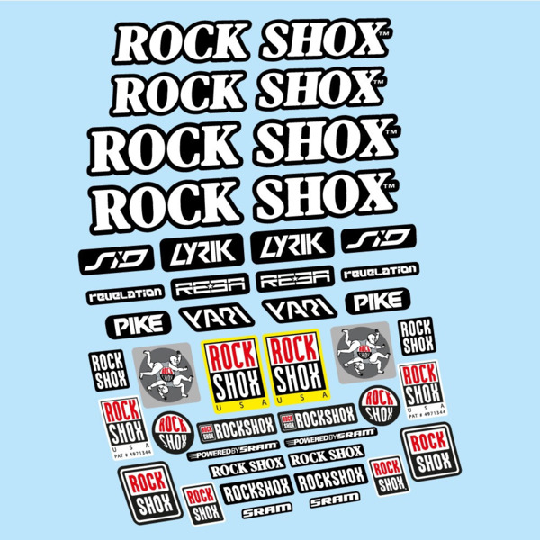 Rock Shox Retro Vintage Pegatinas en vinilo adhesivo Horquilla (6)