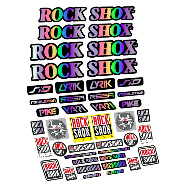 Rock Shox Retro Vintage Pegatinas en vinilo adhesivo Horquilla (8)