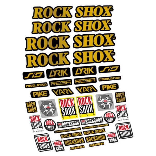 Rock Shox Retro Vintage Pegatinas en vinilo adhesivo Horquilla (13)