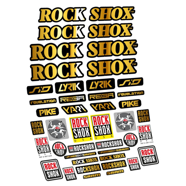 Rock Shox Retro Vintage Pegatinas en vinilo adhesivo Horquilla (14)