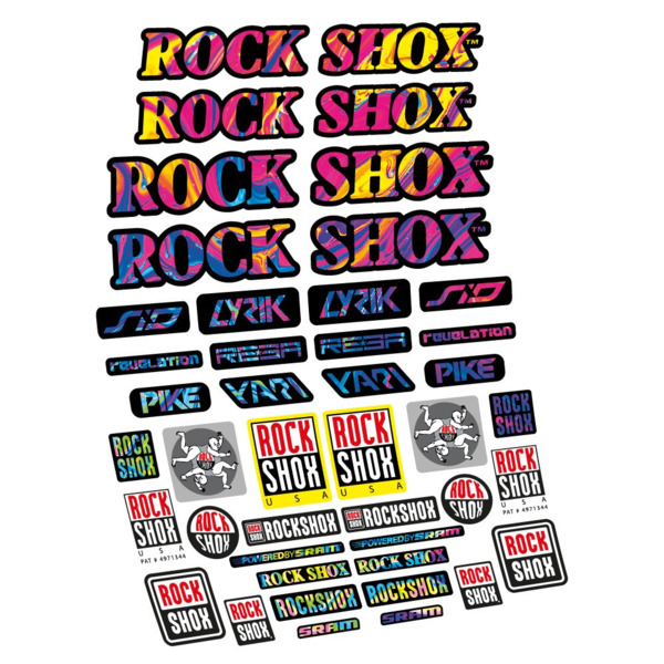 Rock Shox Retro Vintage Pegatinas en vinilo adhesivo Horquilla (17)