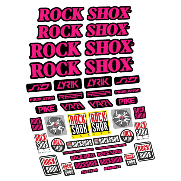 Rock Shox Retro Vintage Pegatinas en vinilo adhesivo Horquilla (21)
