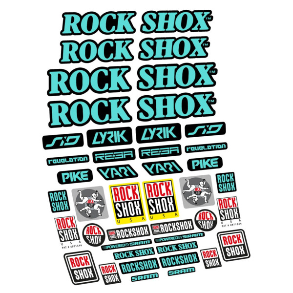 Rock Shox Retro Vintage Pegatinas en vinilo adhesivo Horquilla (22)