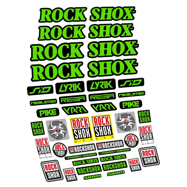 Rock Shox Retro Vintage Pegatinas en vinilo adhesivo Horquilla (24)