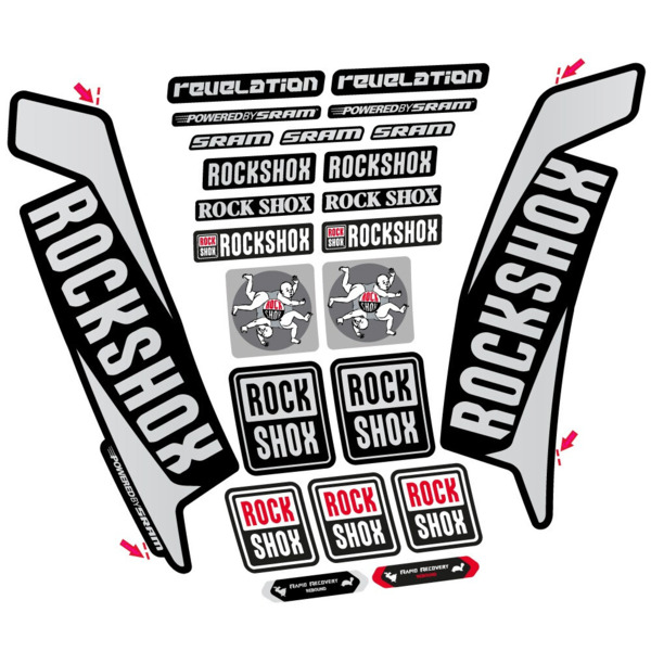Rock Shox Revelation 2016 Pegatinas en vinilo adhesivo Horquilla (15)