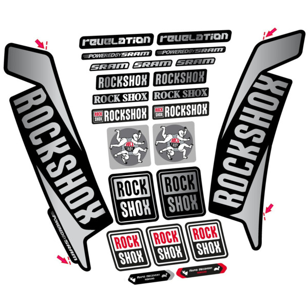 Rock Shox Revelation 2016 Pegatinas en vinilo adhesivo Horquilla (16)