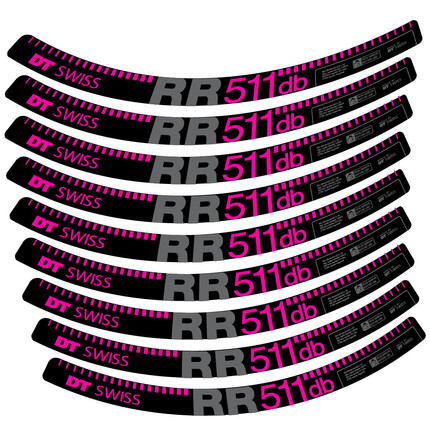Pegatinas para Llanta MTB DT Swiss FR511 db en vinilo adhesivo stickers graphics calcas adesivi autocollants
