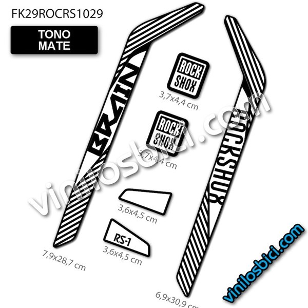 Rock Shox RS1 29" Vinilos