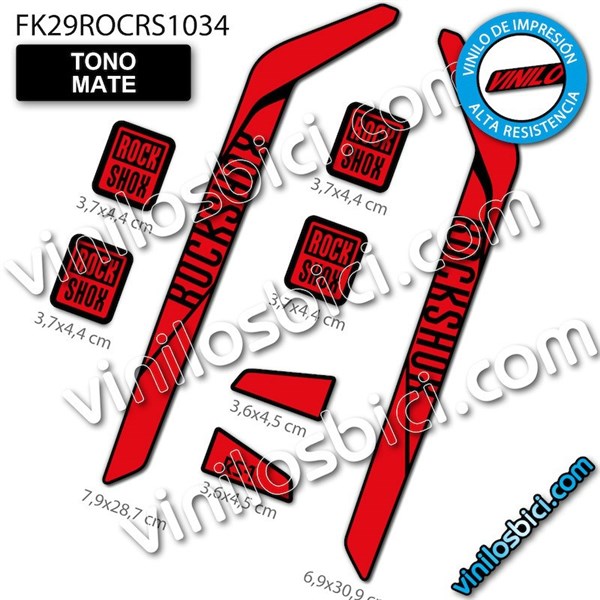 Rock Shox RS1 29" Vinilos